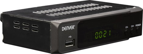 Denver DVBS-206HD HD-SAT vevő Előlapi USB Tunerek száma: 1 4. kép