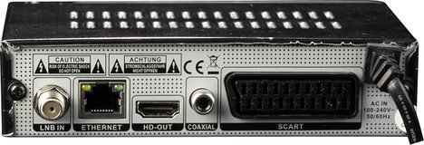 Denver DVBS-206HD HD-SAT vevő Előlapi USB Tunerek száma: 1 7. kép
