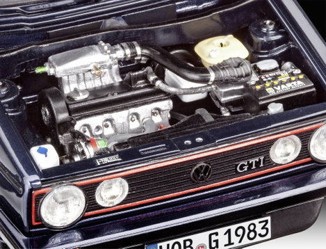 Revell 05694 35 Years VW Golf GTI Pirelli Autómodell építőkészlet 1:24 6. kép