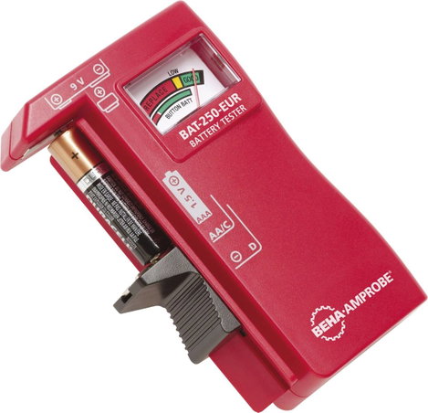 Beha Amprobe Elemteszter BAT-250-EUR Mérési tartomány (elemteszter) 1,5 V, 9 V Elem 4620297 2. kép