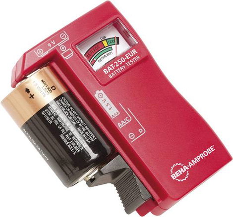 Beha Amprobe Elemteszter BAT-250-EUR Mérési tartomány (elemteszter) 1,5 V, 9 V Elem 4620297 3. kép