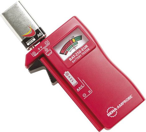 Beha Amprobe Elemteszter BAT-250-EUR Mérési tartomány (elemteszter) 1,5 V, 9 V Elem 4620297 4. kép