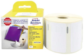 Avery-Zweckform Etikett tekercs 57 x 32 mm Papír Fehér 1000 db Leoldható AS0722540 Univerzális etike