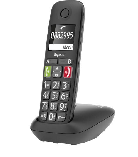 Gigaset E290 DECT/GAP Vezeték nélküli analóg telefon Hallókészülékkel kompatibilis, Kihangosító, Béb 6. kép