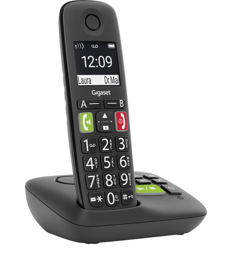 Gigaset E290A DECT/GAP Vezeték nélküli analóg telefon Hallókészülékkel kompatibilis, Üzenetrögzítős, 2. kép