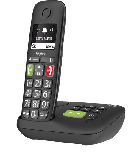 Gigaset E290A DECT/GAP Vezeték nélküli analóg telefon Hallókészülékkel kompatibilis, Üzenetrögzítős, 5. kép