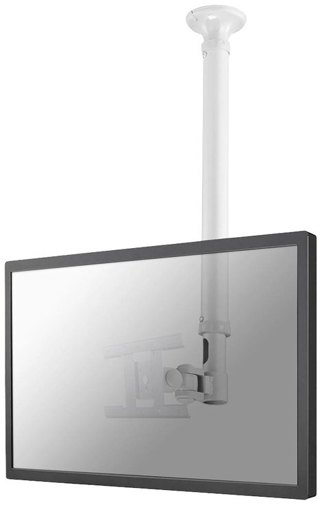 Neomounts FPMA-C100WHITE 1 részes Monitor mennyezeti tartó 25,4 cm (10) - 76,2 cm (30) Fehér Állítha