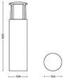 Philips Lighting 164669316 Stock LED-es kültéri lámpatest LED Fixen beépített LED-es 6 W Antracit 4. bélyegkép