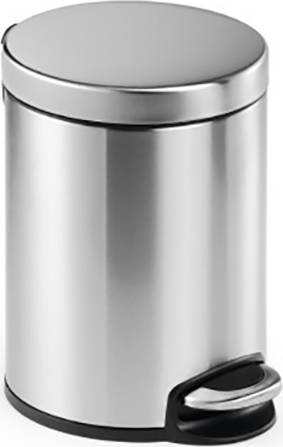 Durable 340023 340023 Papírkosár 5 l (Ø x Ma) 205 mm x 290 mm Nemesacél Ezüst 1 db