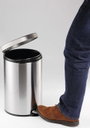 Durable 340023 340023 Papírkosár 5 l (Ø x Ma) 205 mm x 290 mm Nemesacél Ezüst 1 db 2. bélyegkép