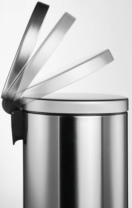 Durable 340023 340023 Papírkosár 5 l (Ø x Ma) 205 mm x 290 mm Nemesacél Ezüst 1 db 4. kép