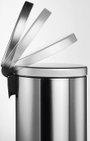Durable 340023 340023 Papírkosár 5 l (Ø x Ma) 205 mm x 290 mm Nemesacél Ezüst 1 db 4. bélyegkép