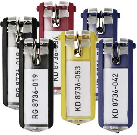 Durable Kulcstartó 194927 Key Clip Többszínű 24 db