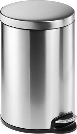 Durable 340223 340223 Papírkosár 20 l Nemesacél Ezüst 1 db