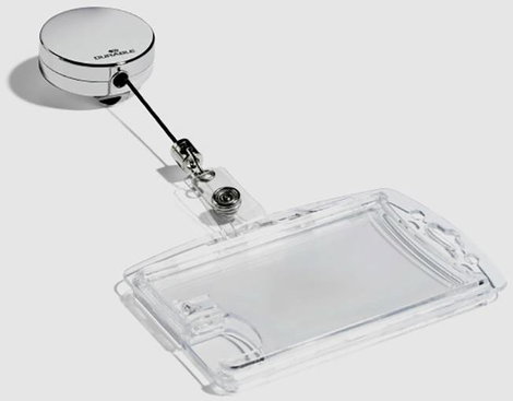 Durable 822523 Jojó igazolványtartóhoz Csíptető 10 db 2. kép