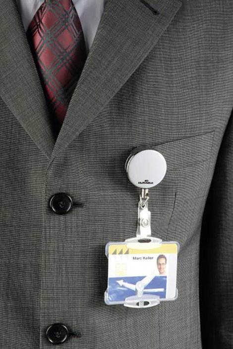 Durable 822523 Jojó igazolványtartóhoz Csíptető 10 db 4. kép