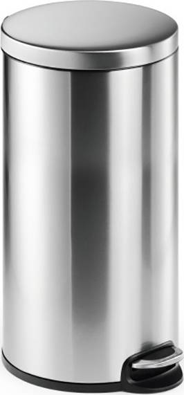 Durable 340323 340323 Papírkosár 30 l (Ø x Ma) 290 mm x 655 mm Nemesacél Ezüst 1 db