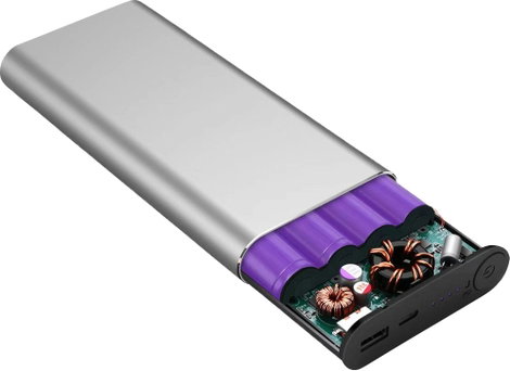 RealPower PB-20000 Powerbank 20000 mAh LiPo Ezüst 4. kép