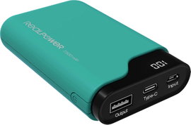 RealPower PB-7500C Powerbank 7500 mAh Lítiumion Zöld