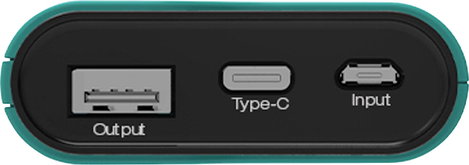 RealPower PB-7500C Powerbank 7500 mAh Lítiumion Zöld 4. kép