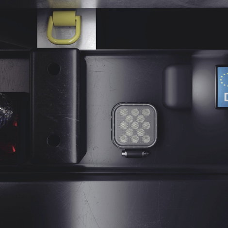 OSRAM Tolatófényszóró 12 V, 24 V LEDriving Reversing VX 120S-WD, quadratischer LED Rückfahrscheinwer 15. kép