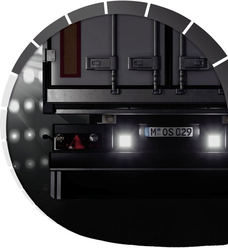 OSRAM Tolatófényszóró 12 V, 24 V LEDriving Reversing VX 120S-WD, quadratischer LED Rückfahrscheinwer 17. kép