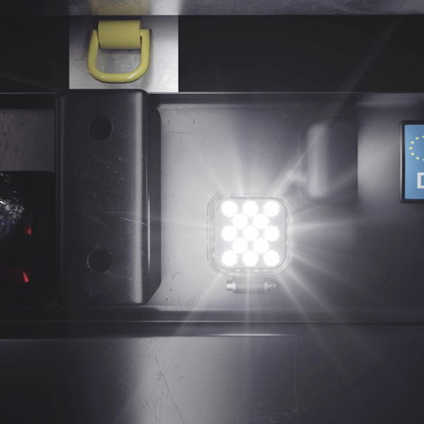 OSRAM Tolatófényszóró 12 V, 24 V LEDriving Reversing VX 120S-WD, quadratischer LED Rückfahrscheinwer 8. kép