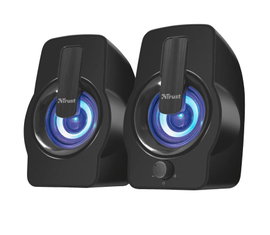 Trust Gemi RGB 2.0 2.0 Számítógép hangszóró Vezetékes 12 W Fekete
