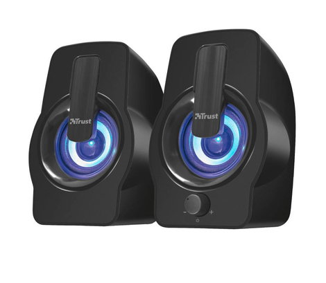 Trust Gemi RGB 2.0 2.0 Számítógép hangszóró Vezetékes 12 W Fekete