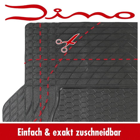 DINO 130026 Csomagtér szőnyeg Alkalmas (autómodell) Universal (H x Sz) 108 cm x 140 cm Fekete 4. kép