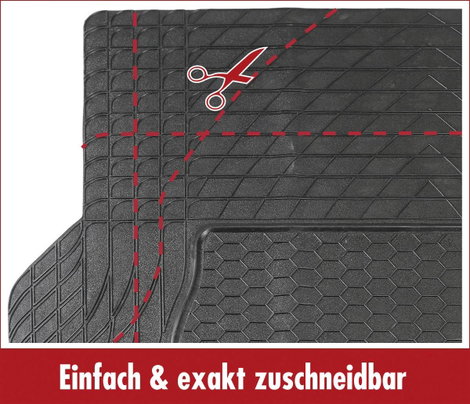 DINO 130026 Csomagtér szőnyeg Alkalmas (autómodell) Universal (H x Sz) 108 cm x 140 cm Fekete 7. kép