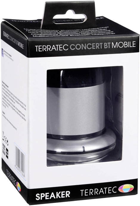 Terratec CONCERT mobile Bluetooth hangfal Ezüst 3. kép