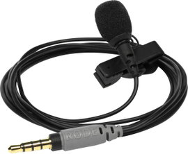 RODE Microphones SmartLav+ Rátűzhető Mobiltelefon mikrofon Átviteli mód:Vezetékes Csíptetővel, Szélv
