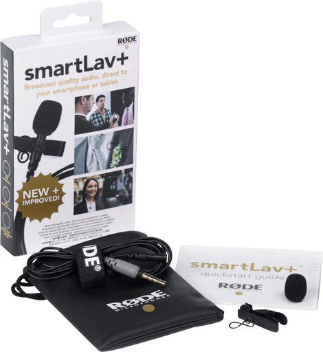 RODE Microphones SmartLav+ Rátűzhető Mobiltelefon mikrofon Átviteli mód:Vezetékes Csíptetővel, Szélv 5. kép