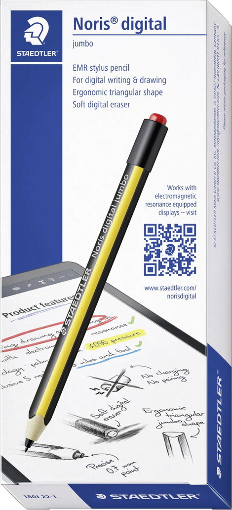 Digitális ceruza, fekete/sárga, Staedtler Noris 180J22 3. kép