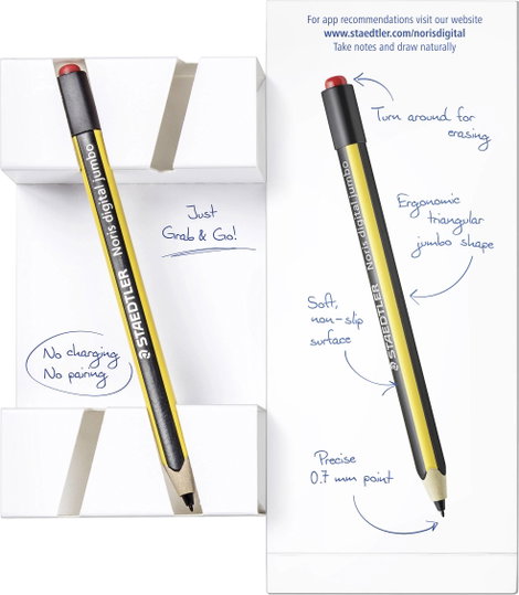 Digitális ceruza, fekete/sárga, Staedtler Noris 180J22 5. kép