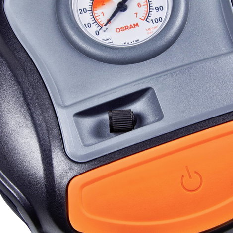 OSRAM OTI200 Kompresszor Osram Analóg manométer, Kábeltartó, Túlterhelés elleni védelem 2. kép