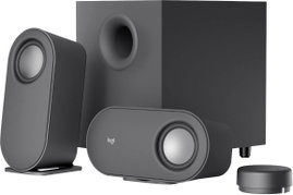 Logitech Z407 2.1 Számítógép hangszóró Bluetooth™, Vezetékes 40 W Fekete
