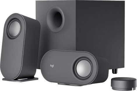 Logitech Z407 2.1 Számítógép hangszóró Bluetooth™, Vezetékes 40 W Fekete