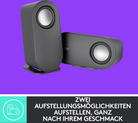 Logitech Z407 2.1 Számítógép hangszóró Bluetooth™, Vezetékes 40 W Fekete 7. kép