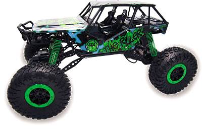 Amewi 22217 Crazy Crawler 1:10 RC kezdő modellautó Elektro Crawler 4WD Akkuval, töltőkészülékkel és
