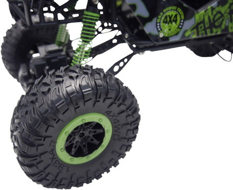 Amewi 22217 Crazy Crawler 1:10 RC kezdő modellautó Elektro Crawler 4WD Akkuval, töltőkészülékkel és 3. kép