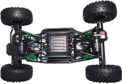Amewi 22217 Crazy Crawler 1:10 RC kezdő modellautó Elektro Crawler 4WD Akkuval, töltőkészülékkel és 4. kép