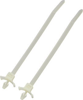 KSS 28530c1309 Kábelkötöző 203 mm 4.80 mm Fekete Terpesztő horgonnyal 100 db