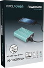 RealPower 323370 Powerbank 10000 mAh Lítium Zöld 7. bélyegkép