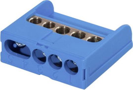 F-Tronic 7290002 Csatlakozó kapocs Kék Vezeték típus = N