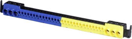 F-Tronic 9910010 Dugasz kapocs Kék, Sárga Vezeték típus = N, PE