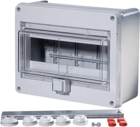 F-Tronic 7240052 KV10WDKE Elosztószekrény Falra szerelhető Osztások száma = 10 Sorok száma = 1 Tarta 2. kép