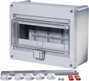 F-Tronic 7240052 KV10WDKE Elosztószekrény Falra szerelhető Osztások száma = 10 Sorok száma = 1 Tarta 2. bélyegkép
