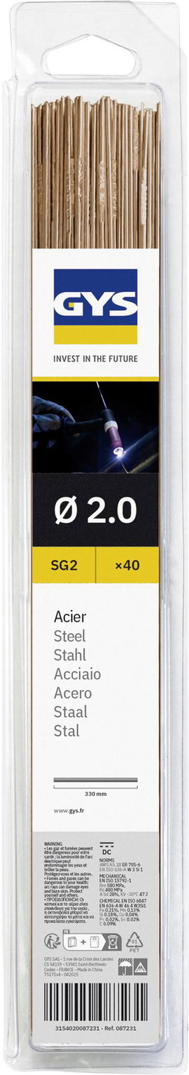 Toparc 087231 TIG hegesztőpálcák SG2
